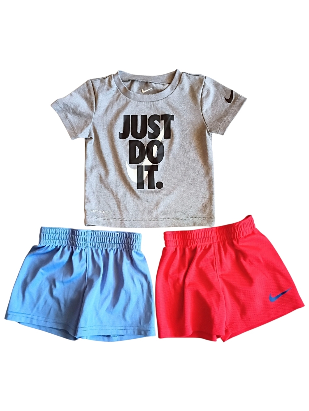 Toddler Boys Sportswear Bundle Shorts Tee Shirt Nike Giranimals 18M